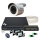 1 Kamerás IP kamera rendszer 5Mp-es kültéri beltéri IP kamerával